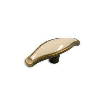 KNOP ZMC BRONSANTIEK/BEIGE 67,5MM