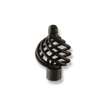 KNOP "CAGE" 34MM ZWART