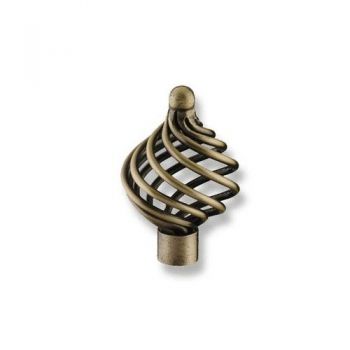 KNOP "CAGE" 40MM BRONSKLEUR